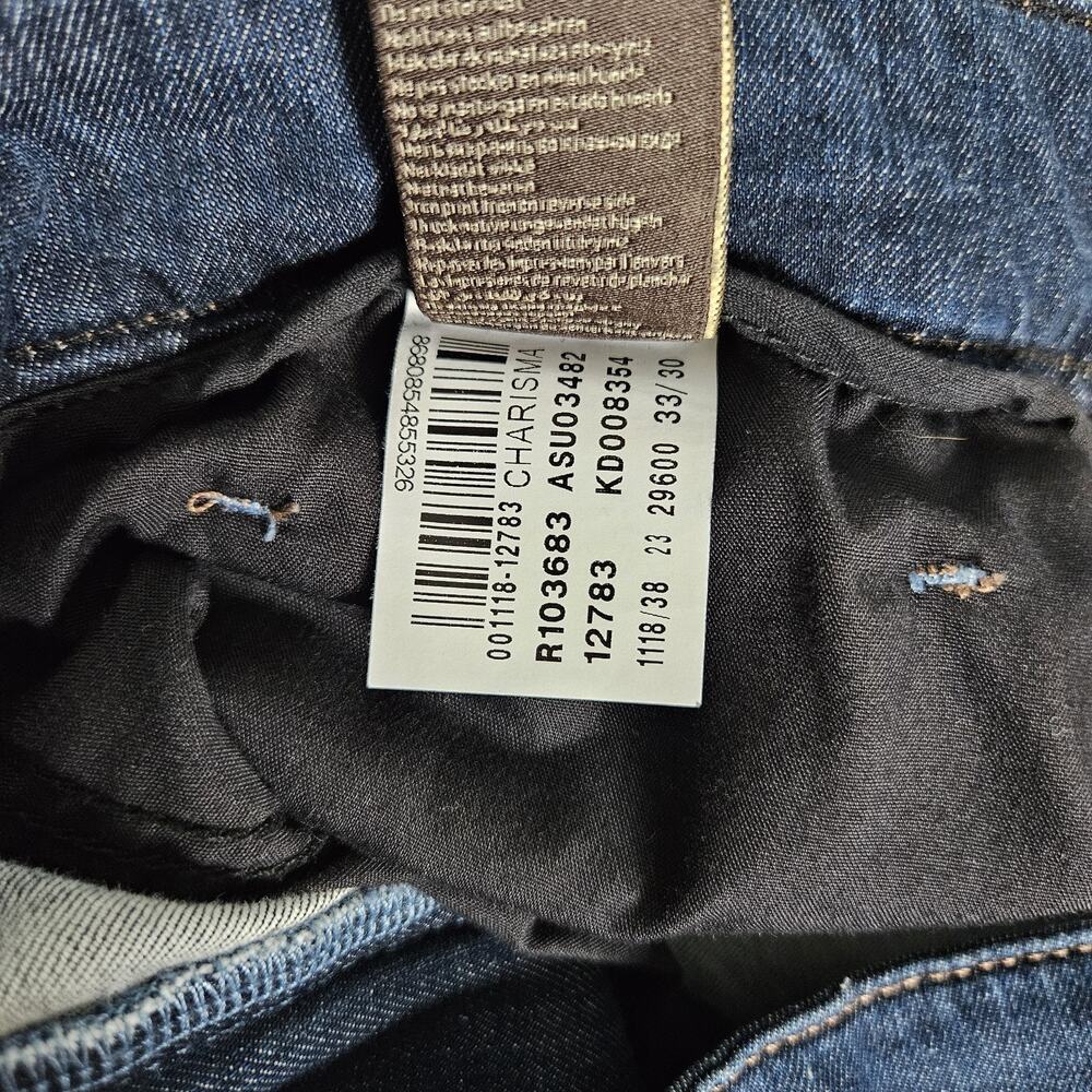 34 Heritage Charisma Classic Jeans Men's 33X30 Blue Denim Stretch Minimalist - Picture 7 of 12